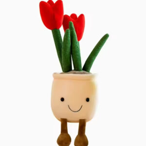 Tulip Bouquet Shape Plush Doll with PP Cotton