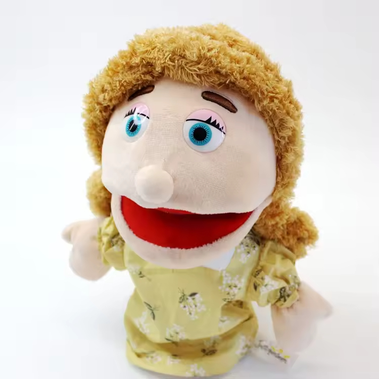 Family Hand Puppet Character Plush Stuffed - Image 3
