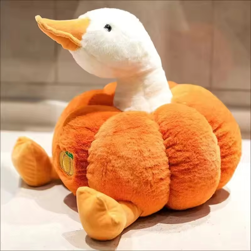 Super Soft Short Plush Toys Pumpkin Duck - Image 2